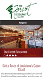 Mobile Screenshot of forestrestaurantfranklin.com