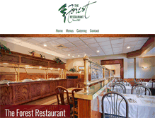 Tablet Screenshot of forestrestaurantfranklin.com